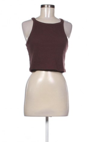 Γυναικείο αμάνικο μπλουζάκι Nly Trend, Μέγεθος L, Χρώμα Καφέ, Τιμή 2,56 €