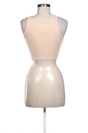 Damska koszulka na ramiączkach Zara, Rozmiar S, Kolor Beżowy, Cena 27,99 zł