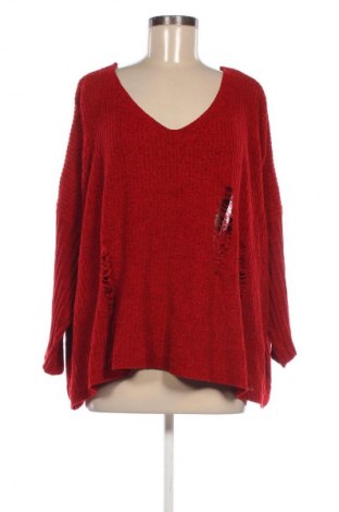 Dámský svetr Bershka, Velikost S, Barva Červená, Cena  479,00 Kč