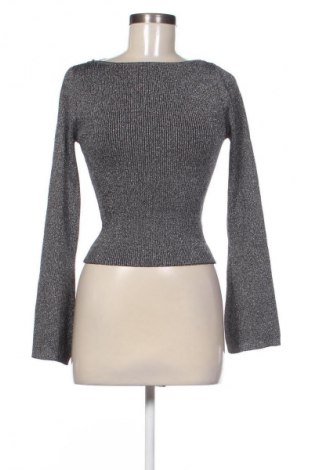 Дамски пуловер H&M Divided, Размер M, Цвят Сребрист, Цена 8,18 €