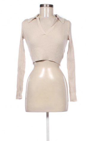 Дамски пуловер H&M Divided, Размер S, Цвят Бежов, Цена 14,82 €