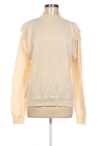 Damski sweter SHEIN, Rozmiar M, Kolor ecru, Cena 26,99 zł