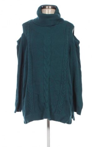 Γυναικείο πουλόβερ Ulla Popken, Μέγεθος XL, Χρώμα Μπλέ, Τιμή 16,99 €