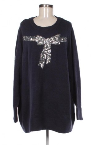 Дамски пуловер Ulla Popken, Размер XXL, Цвят Син, Цена 10,73 €