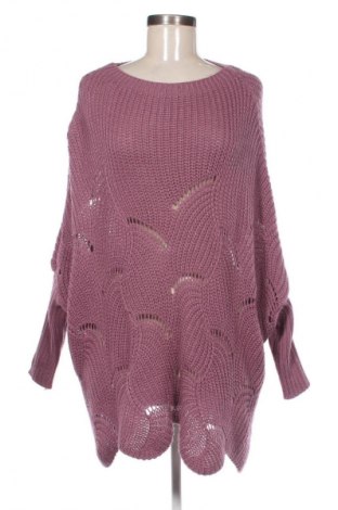 Damski sweter Unbranded, Rozmiar L, Kolor Popielaty róż, Cena 79,99 zł