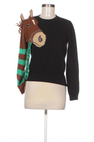 Дамски пуловер United Colors Of Benetton, Размер M, Цвят Черен, Цена 21,00 €