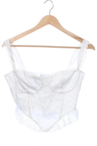 Дамски топ Bershka, Размер L, Цвят Бял, Цена 11,75 €