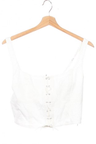 Γυναικείο τοπ Bershka, Μέγεθος L, Χρώμα Εκρού, Τιμή 20,99 €