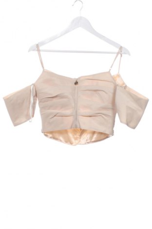 Bluzka damska Elisabetta Franchi, Rozmiar L, Kolor Beżowy, Cena 251,99 zł