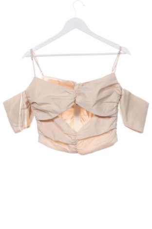 Bluzka damska Elisabetta Franchi, Rozmiar L, Kolor Beżowy, Cena 251,99 zł