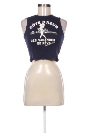 Top de femei H&M Divided, Mărime XS, Culoare Albastru, Preț 54,99 Lei