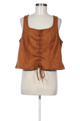 Γυναικείο τοπ SHEIN, Μέγεθος XXL, Χρώμα Καφέ, Τιμή 3,99 €