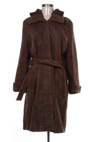 Δερμάτινο γυναικείο παλτό Arma, Μέγεθος XL, Χρώμα Καφέ, Τιμή 200,26 €