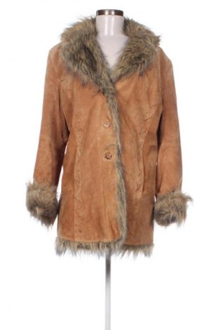 Palton din blană pentru damă In Linea, Mărime L, Culoare Maro, Preț 496,99 Lei