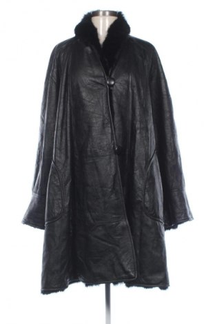 Δερμάτινο γυναικείο παλτό Unbranded, Μέγεθος XXL, Χρώμα Μαύρο, Τιμή 142,99 €