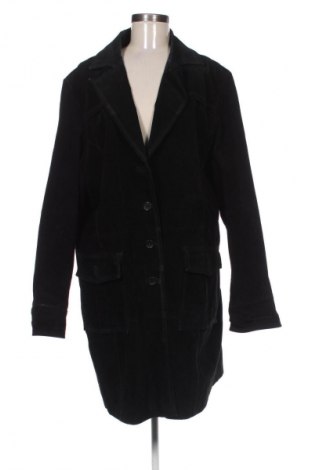 Δερμάτινο γυναικείο παλτό Unbranded, Μέγεθος L, Χρώμα Μαύρο, Τιμή 93,99 €