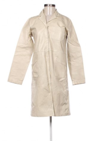 Damska kurtka skórzana Barbara Bui, Rozmiar M, Kolor ecru, Cena 944,99 zł