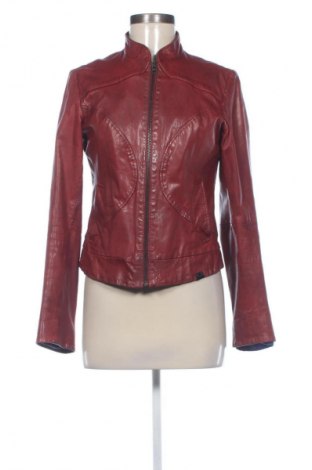Γυναικείο δερμάτινο μπουφάν Campus, Μέγεθος S, Χρώμα Κόκκινο, Τιμή 44,88 €