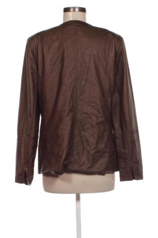 Γυναικείο δερμάτινο μπουφάν Clarina Collection, Μέγεθος L, Χρώμα Καφέ, Τιμή 10,99 €