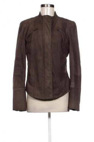 Дамско кожено яке Edc By Esprit, Размер L, Цвят Сив, Цена 50,61 €