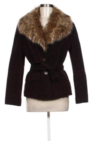 Damen Lederjacke F&F, Größe M, Farbe Braun, Preis € 65,99