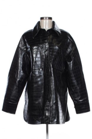 Γυναικείο δερμάτινο μπουφάν H&M, Μέγεθος S, Χρώμα Μαύρο, Τιμή 30,10 €