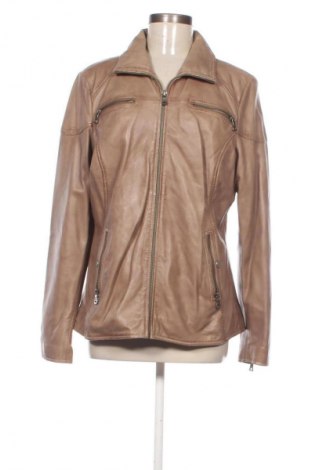 Geacă de piele pentru femei Jilani Collection, Mărime L, Culoare Maro, Preț 318,99 Lei, #135517612