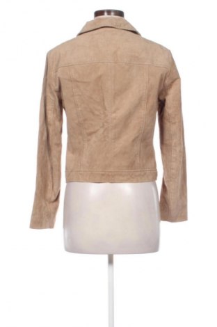 Γυναικείο δερμάτινο μπουφάν Mango, Μέγεθος M, Χρώμα  Μπέζ, Τιμή 50,99 €