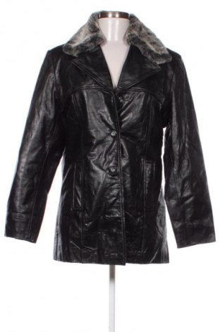 Дамско кожено яке SAKI, Размер L, Цвят Черен, Цена 68,00 €