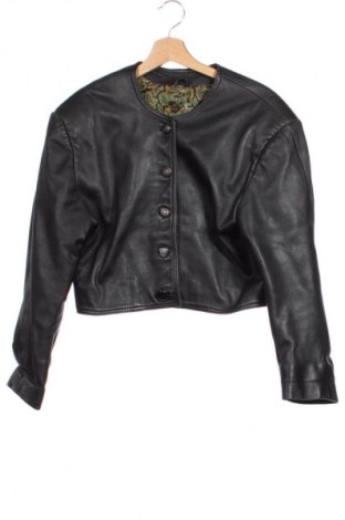 Дамско кожено яке Unbranded, Размер M, Цвят Черен, Цена 33,74 €