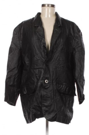 Дамско кожено яке Unbranded, Размер XXL, Цвят Черен, Цена 25,56 €