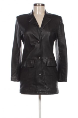 Дамско кожено яке Unbranded, Размер M, Цвят Черен, Цена 30,67 €