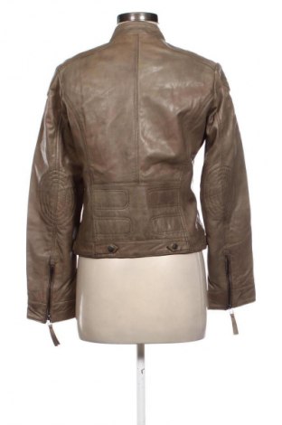 Дамско кожено яке Unbranded, Размер XS, Цвят Бежов, Цена 24,03 €