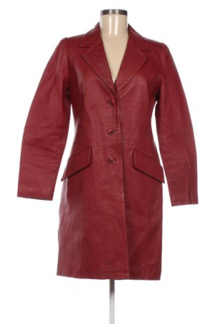 Γυναικείο δερμάτινο μπουφάν Unbranded, Μέγεθος M, Χρώμα Κόκκινο, Τιμή 45,99 €