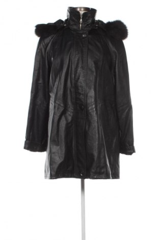 Дамско кожено яке Unbranded, Размер M, Цвят Черен, Цена 48,57 €