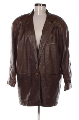Дамско кожено яке Unbranded, Размер L, Цвят Кафяв, Цена 27,60 €