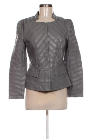 Geacă de piele pentru femei Unbranded, Mărime XS, Culoare Gri, Preț 70,99 Lei