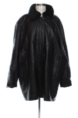 Дамско кожено яке Unbranded, Размер XXL, Цвят Черен, Цена 25,56 €