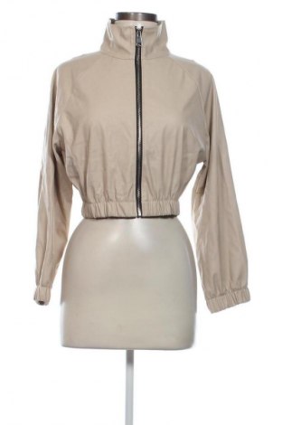 Дамско кожено яке Unbranded, Размер XS, Цвят Бежов, Цена 13,80 €