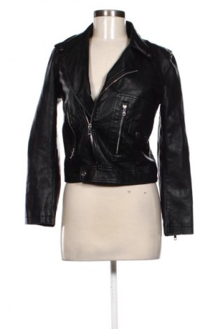 Дамско кожено яке Unbranded, Размер M, Цвят Черен, Цена 30,16 €