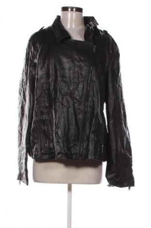 Дамско кожено яке Unbranded, Размер XXL, Цвят Черен, Цена 16,87 €