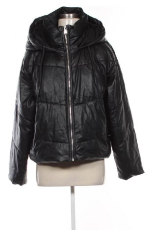 Дамско кожено яке Zara, Размер L, Цвят Черен, Цена 16,36 €