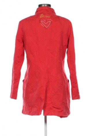 Dámský kabát  Desigual, Velikost L, Barva Červená, Cena  1 749,00 Kč