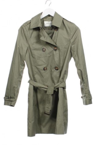 Γυναικείο παλτό Stradivarius, Μέγεθος XS, Χρώμα Πράσινο, Τιμή 26,47 €