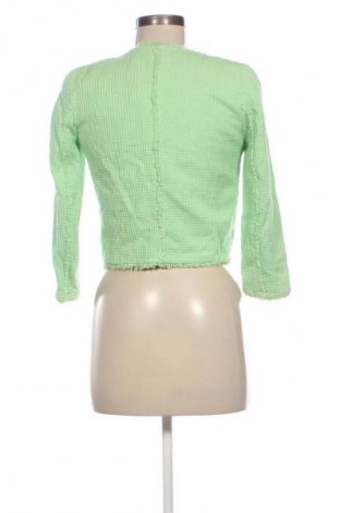 Дамско сако Zara, Размер XS, Цвят Зелен, Цена 13,29 €