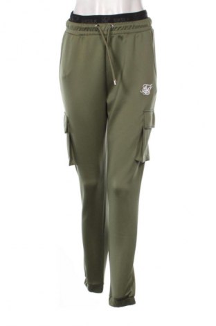 Дамско спортно долнище SikSilk, Размер M, Цвят Зелен, Цена 21,05 €