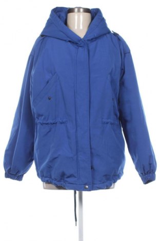 Γυναικείο μπουφάν Bershka, Μέγεθος M, Χρώμα Μπλέ, Τιμή 20,59 €