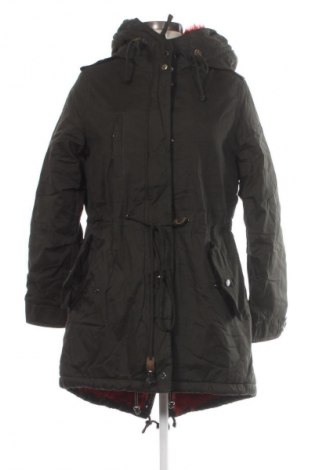 Γυναικείο μπουφάν Bershka, Μέγεθος S, Χρώμα Πράσινο, Τιμή 21,99 €