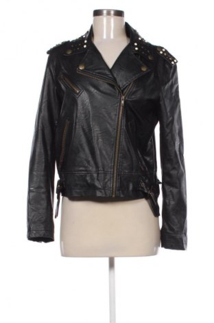 Damska kurtka skórzana TWINSET, Rozmiar L, Kolor Czarny, Cena 273,99 zł
