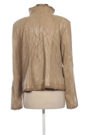 Γυναικείο δερμάτινο μπουφάν Unbranded, Μέγεθος M, Χρώμα  Μπέζ, Τιμή 44,99 €